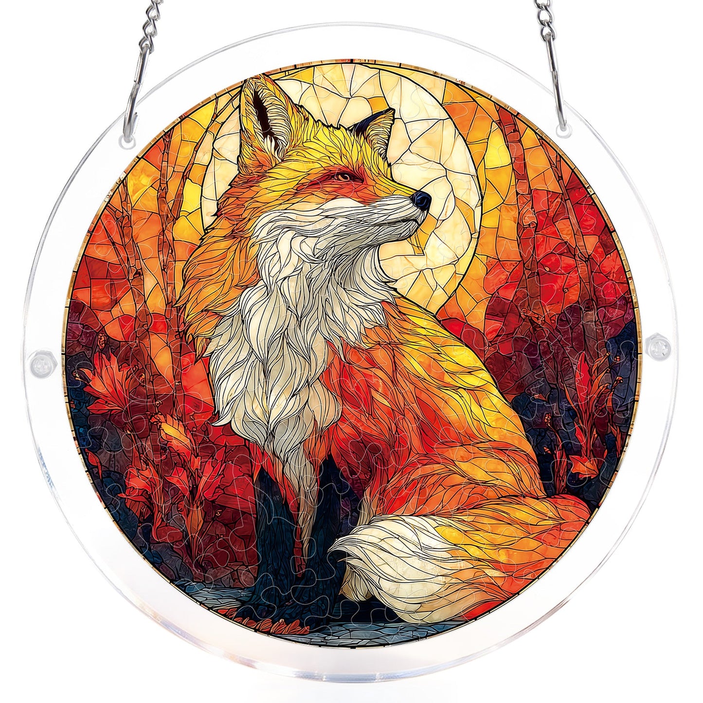Fuchs Gl¨¹hlicht Sonnenf?nger-Acrylfensterkunst