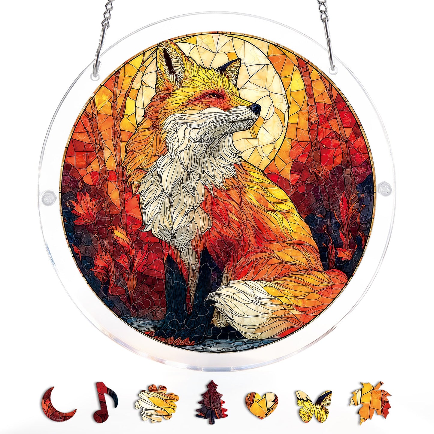 Fuchs Gl¨¹hlicht Sonnenf?nger-Acrylfensterkunst