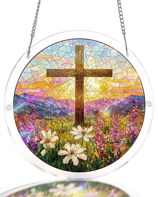 Garten des Heiligen Lichts Lichtf?nger-Acrylfensterkunst