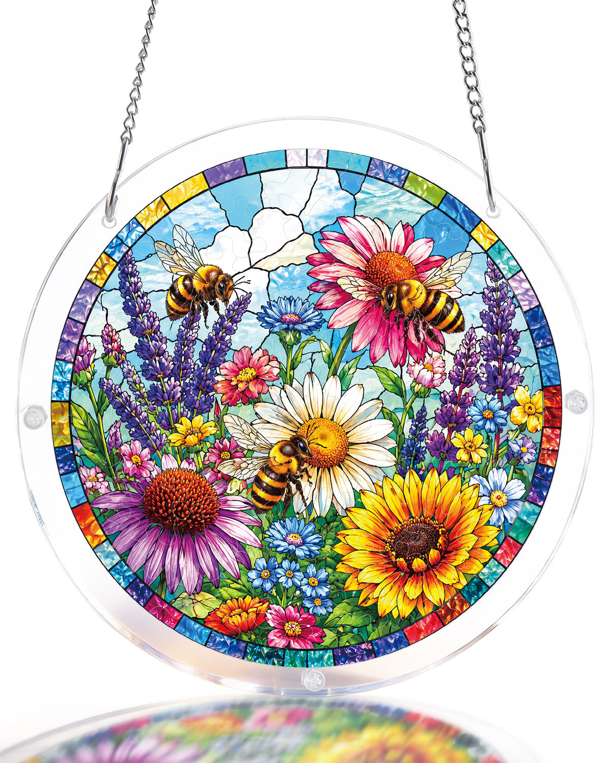 Bienengarten-Bl¨¹tenlicht-Sonnenf?nger-Acrylfensterkunst