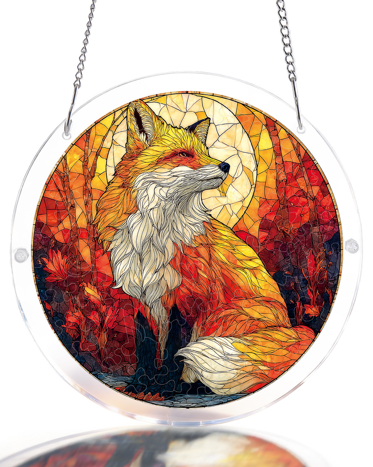 Fuchs Gl¨¹hlicht Sonnenf?nger-Acrylfensterkunst