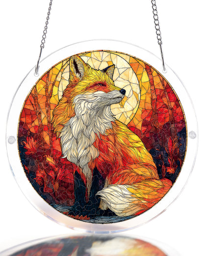 Fuchs Gl¨¹hlicht Sonnenf?nger-Acrylfensterkunst