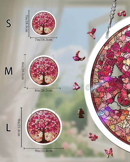 Acrylic Jigsaw Puzzle Suncatcher - Branches of Love