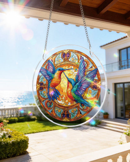 Doppelfl¨¹gel des strahlenden Lichts Sonnenf?nger-Acryl-Fensterbild