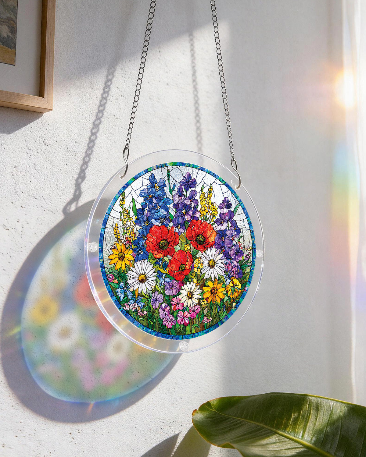 Wildblumenwiese Lichtf?nger ¨C Acrylfensterkunst