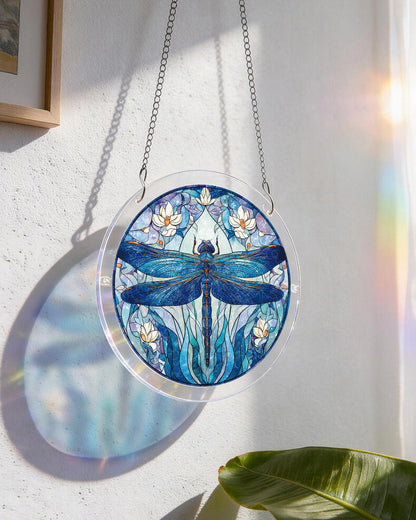 Mondlicht-Libellen-Licht-Suncatcher ¨C Acrylfensterkunst