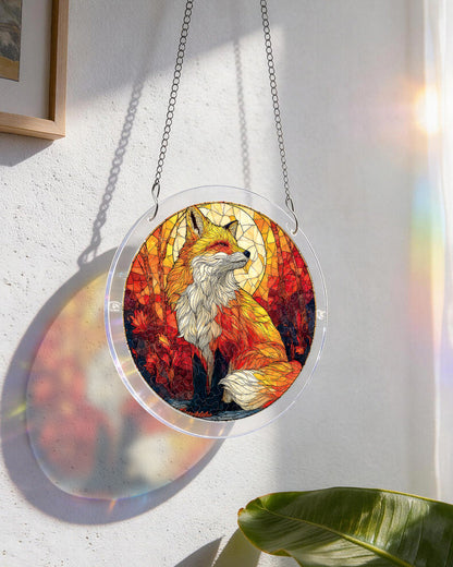 Fuchs Gl¨¹hlicht Sonnenf?nger-Acrylfensterkunst