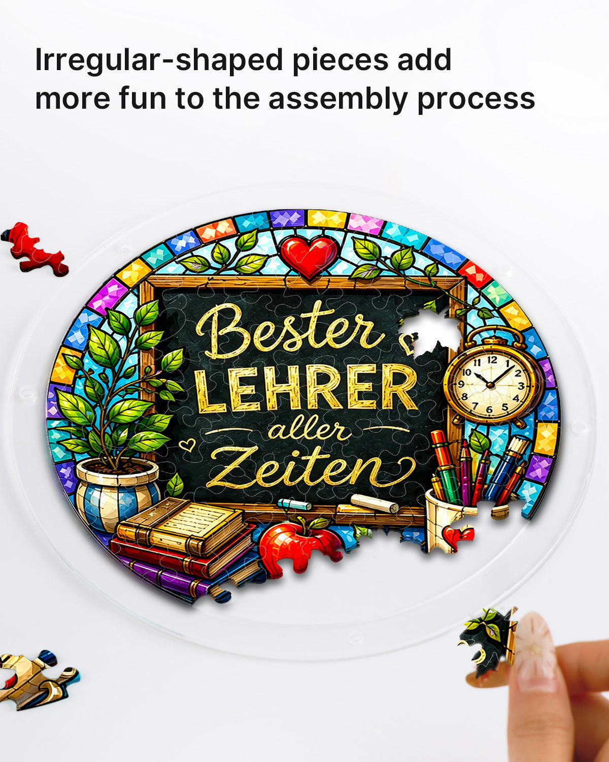DE M?nnlicher Lehrer Lichtf?nger-Acrylfensterkunst