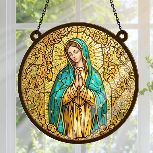 Sacred Virgin Mary -  Window Hanging Suncatcher
