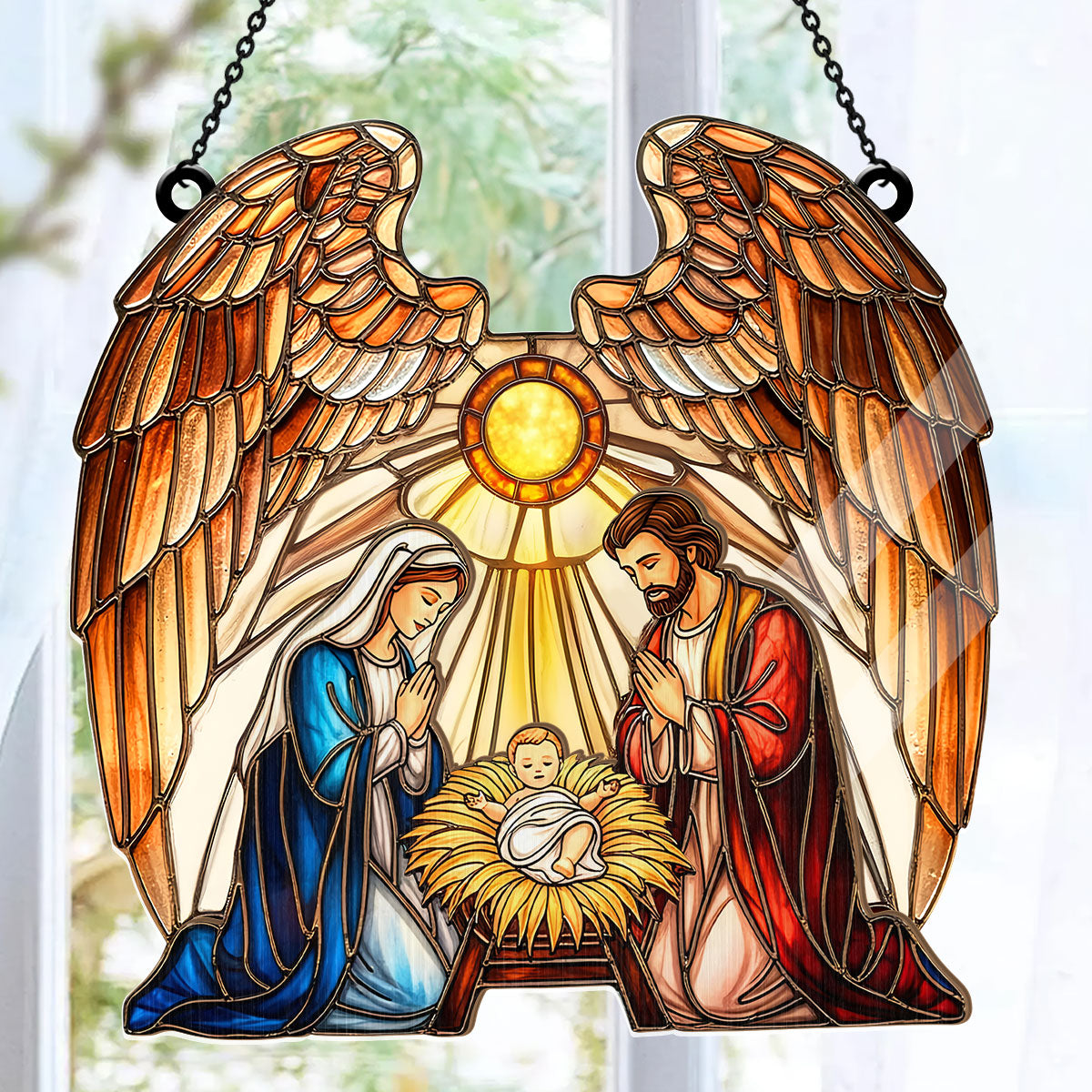 Holy Family -  Window Hanging Suncatcher