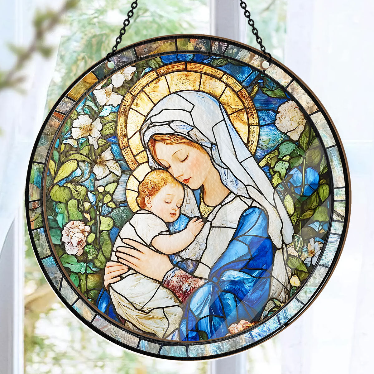 Virgin Mary -  Window Hanging Suncatcher